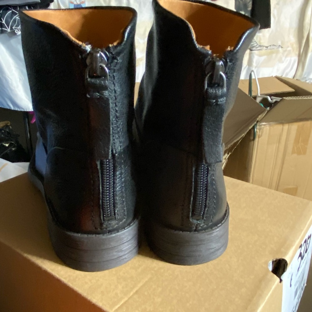 Franco Sarto Black Ankle Booties - Picture 3 of 4